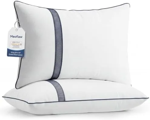 Meoflaw Hotel Down Alternative Pillow — King
